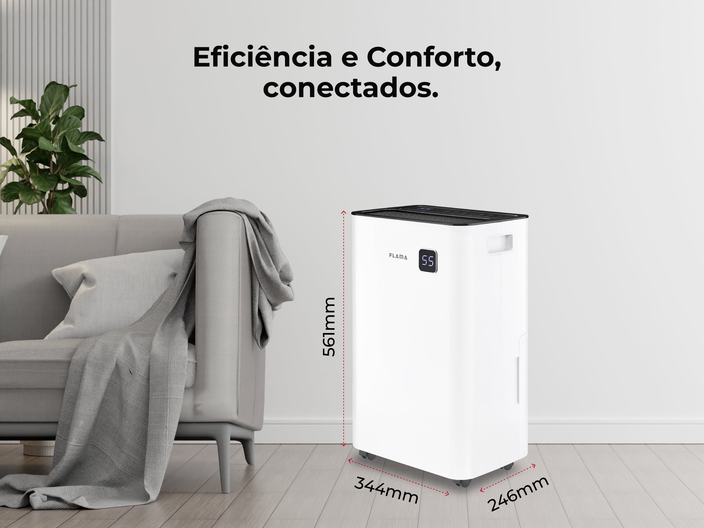 Desumidificador 20L Digital Smart Wi-Fi 1341FL