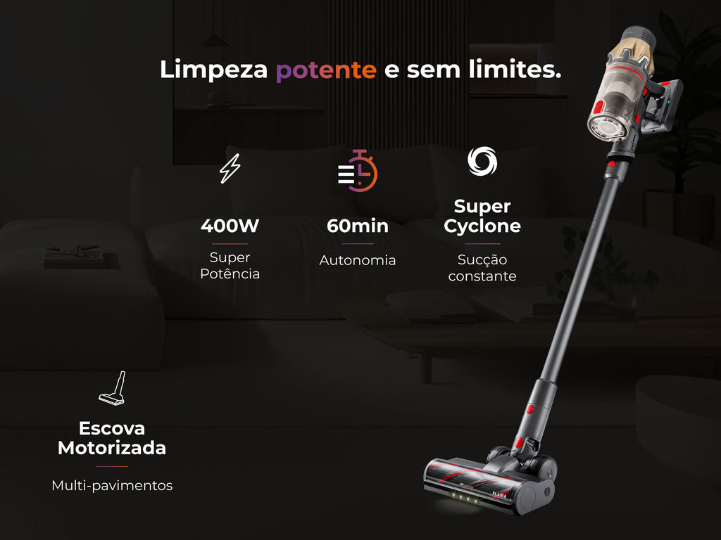 Aspirador Vertical ProForce 60 Sem Fios 1645FL