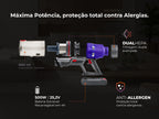 Aspirador Vertical ProExtreme Pet 85 Sem Fios 1648FL