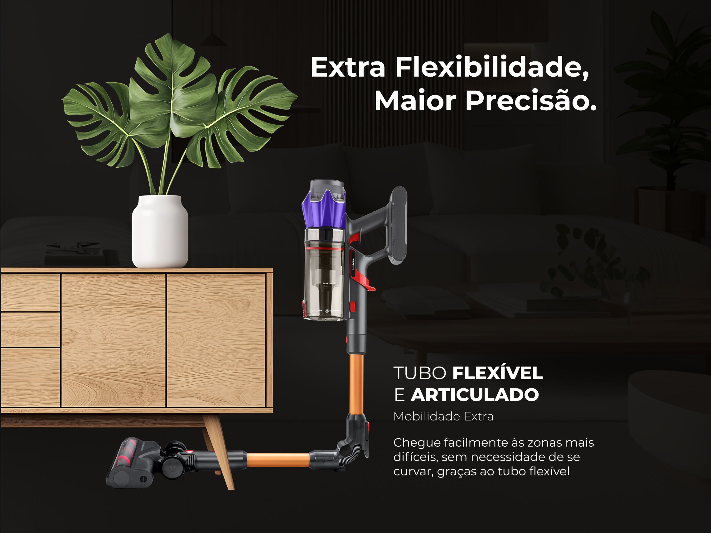Aspirador Vertical Sem Fio ProExtreme Push&Clean 90 1651FL