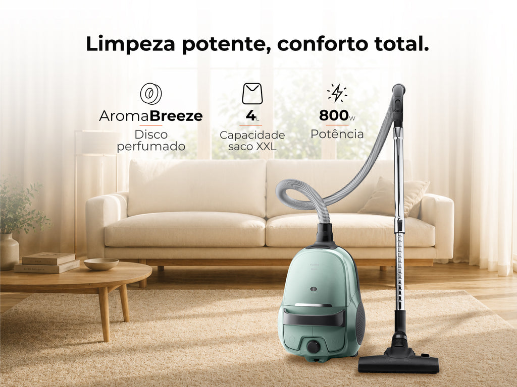 Aspirador Com Saco Spin&Go 800W 1677FL