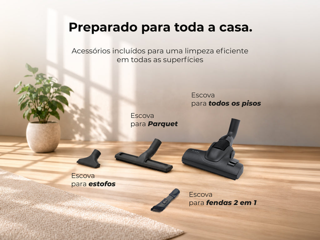 Aspirador Sem Saco Spin&Go Cyclone 800W 1687FL