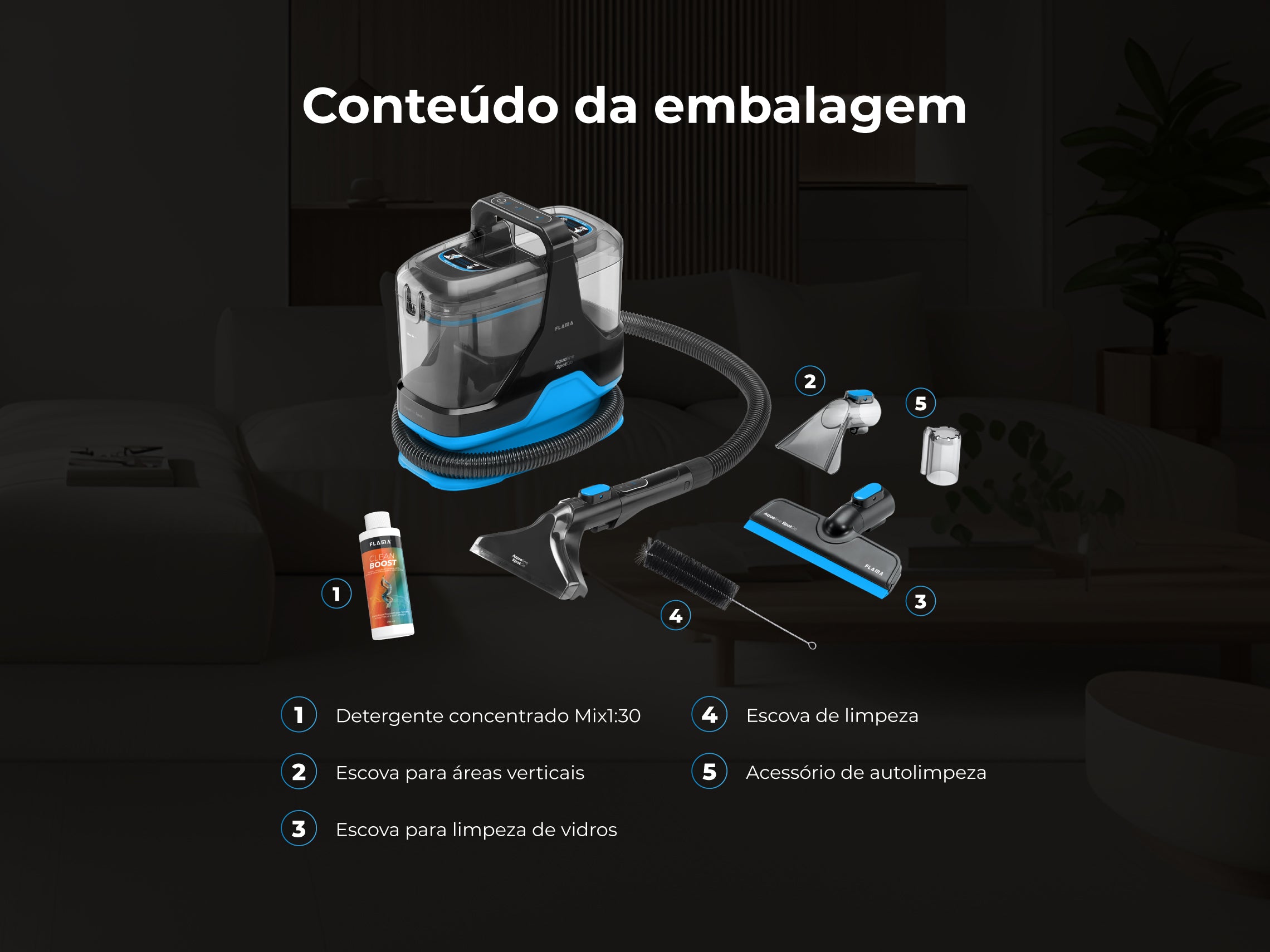 Máquina de Limpeza Aqualine SpotGo 1695FL