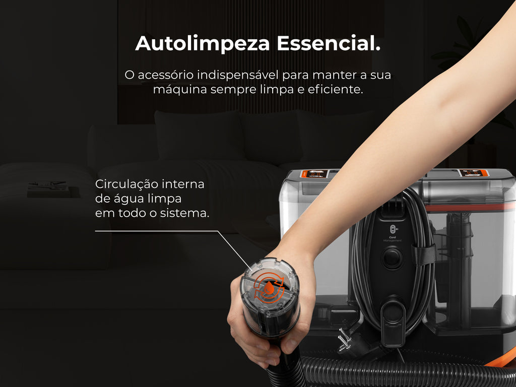 Máquina de Limpeza Aqualine SteamPro 1696FL