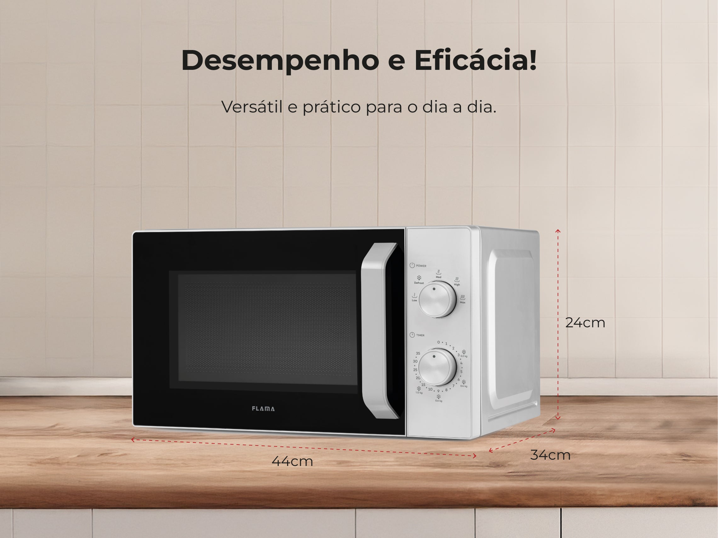 Micro-ondas 20L Cinza 1809FL