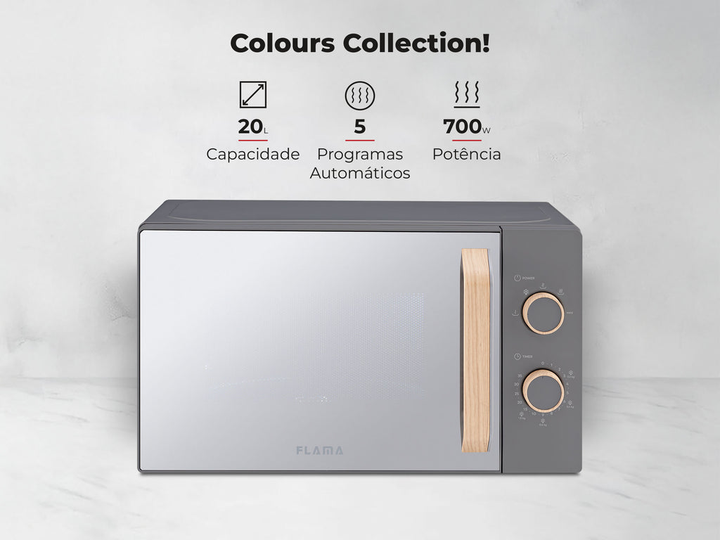 Micro-ondas 20L Cinza 1832FL
