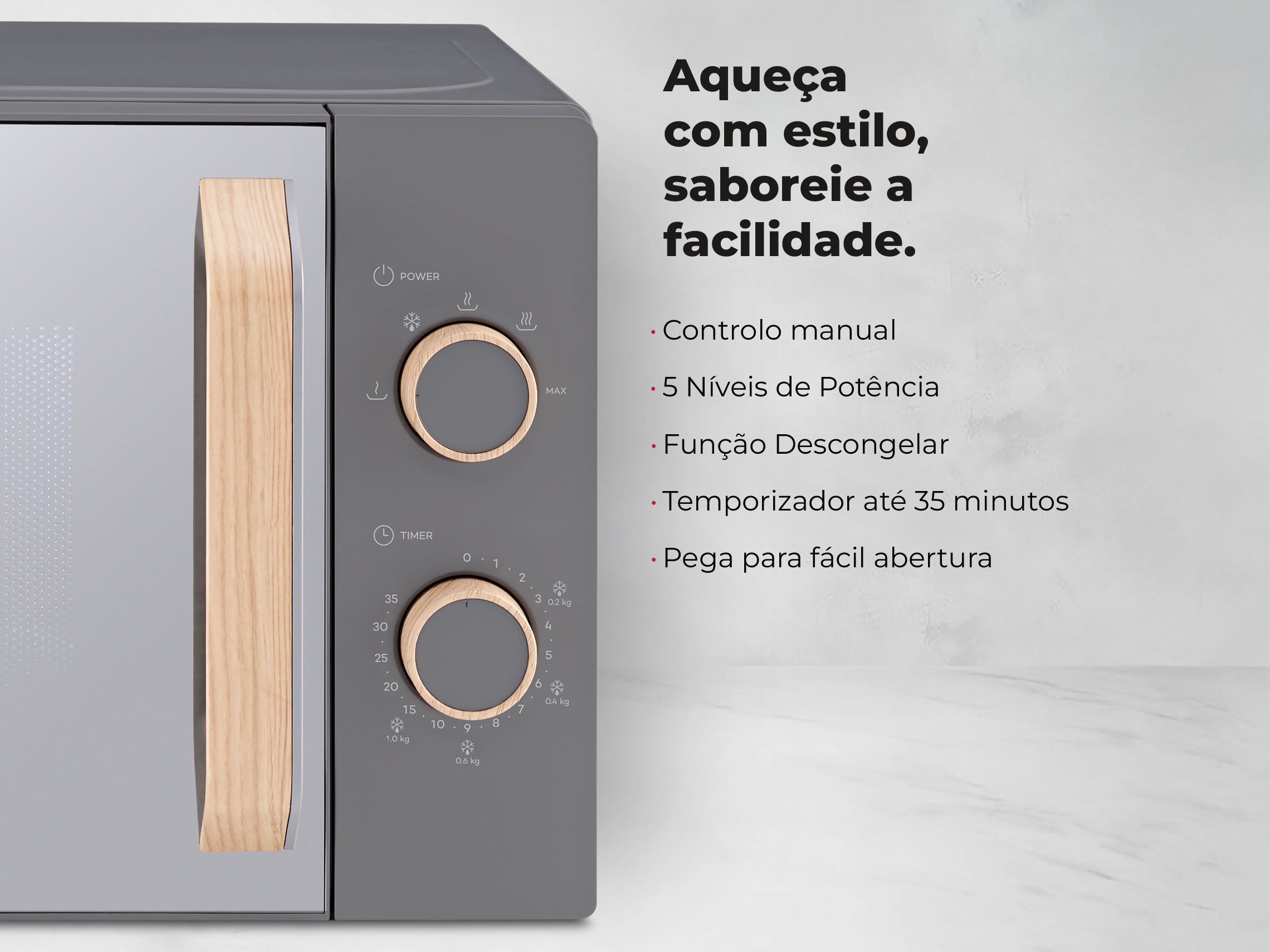 Micro-ondas 20L Cinza 1832FL