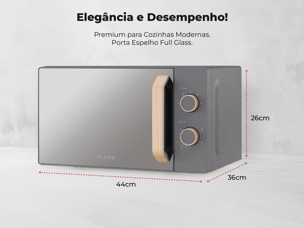 Micro-ondas 20L Cinza 1832FL