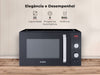 Micro-ondas 23L Digital Preto 1837FL