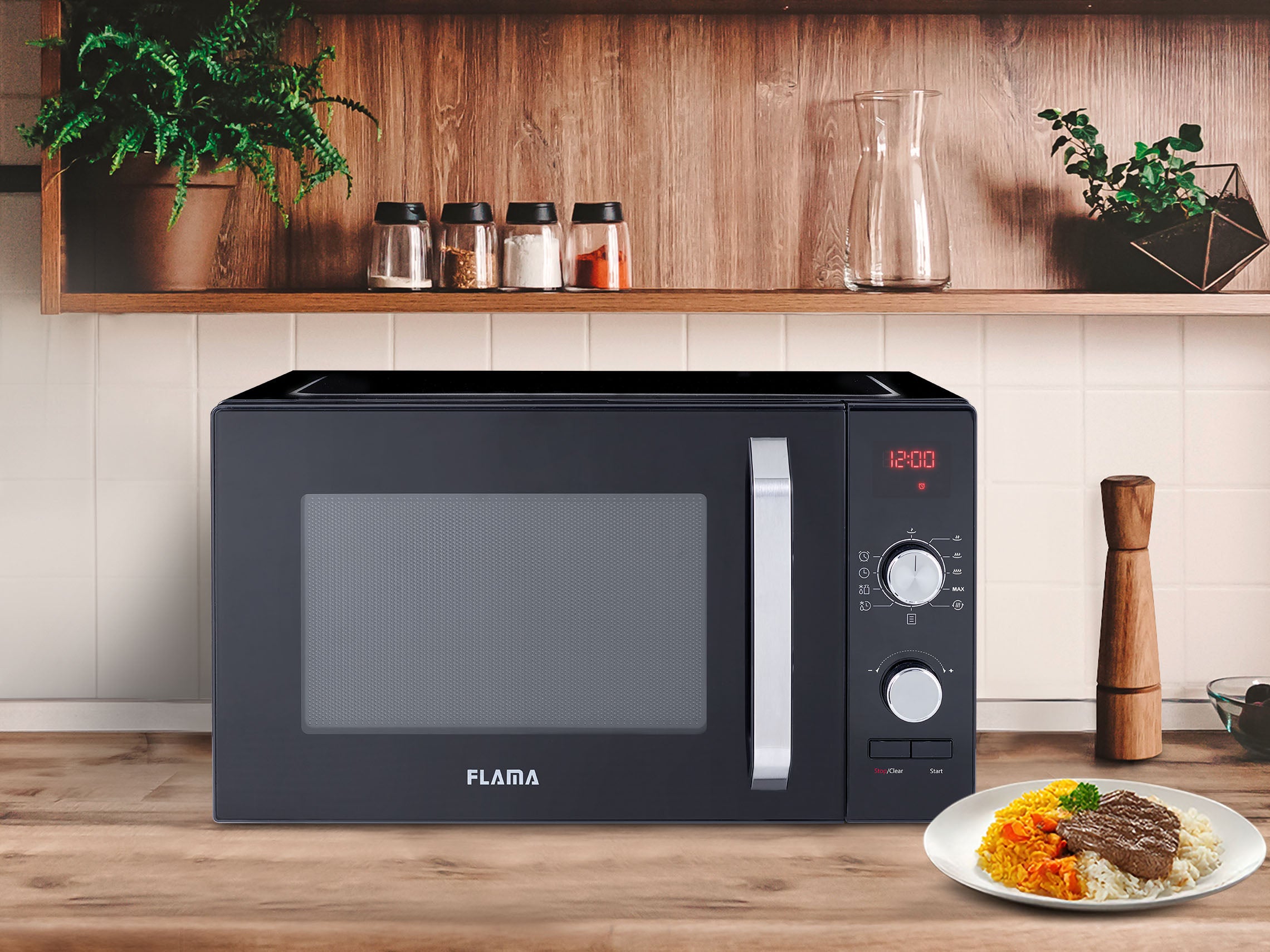 Micro-ondas 23L Digital Preto 1837FL