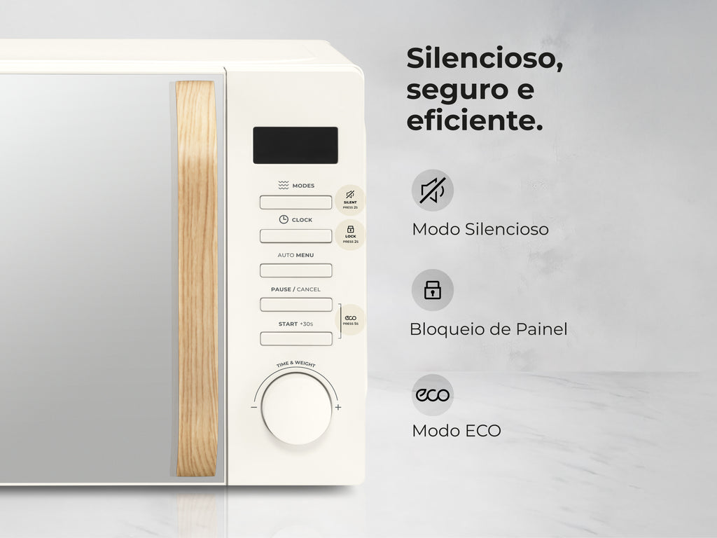 Micro-ondas 20L Digital Creme 1841FL