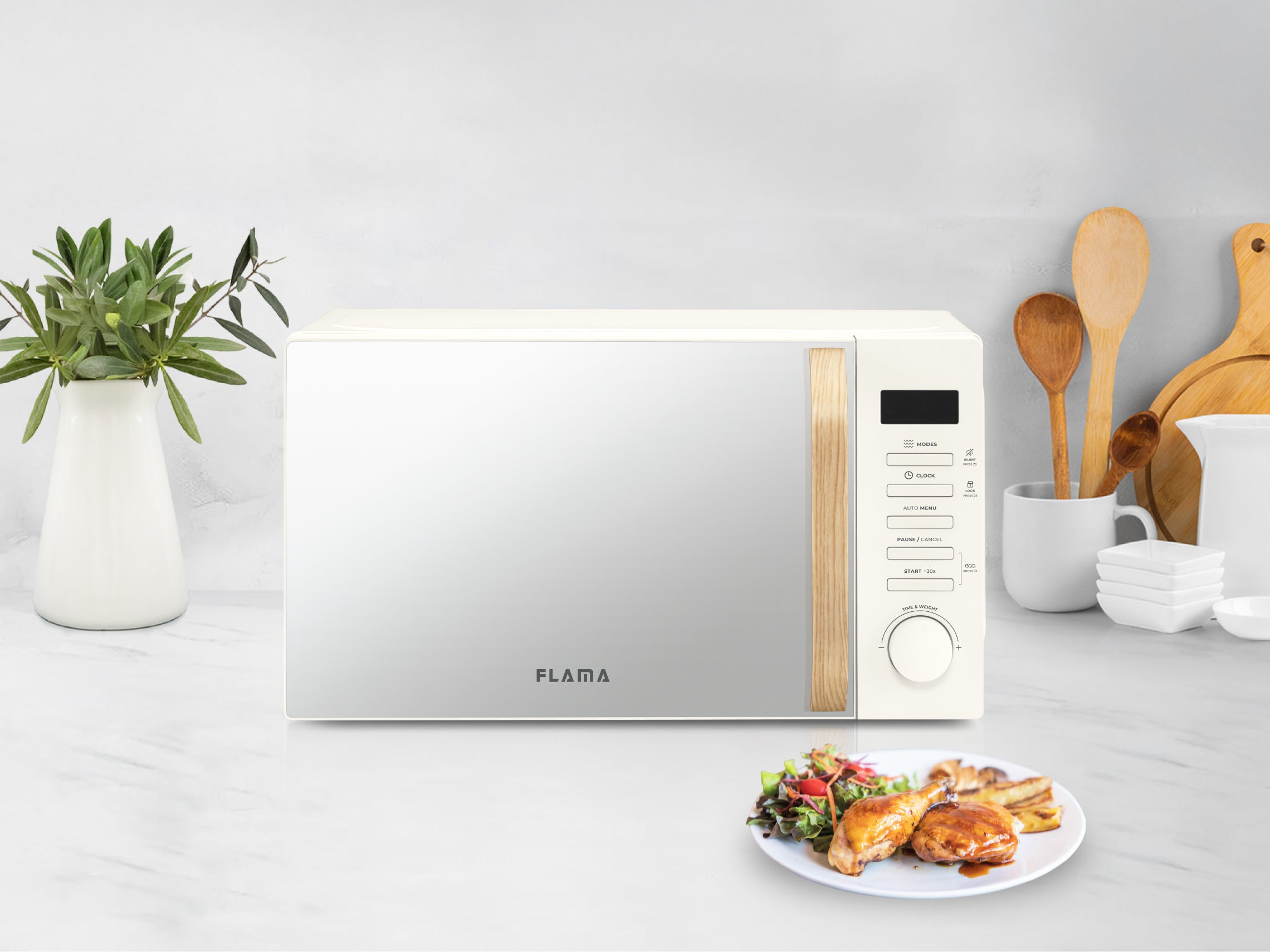 Micro-ondas 20L Digital Creme 1841FL
