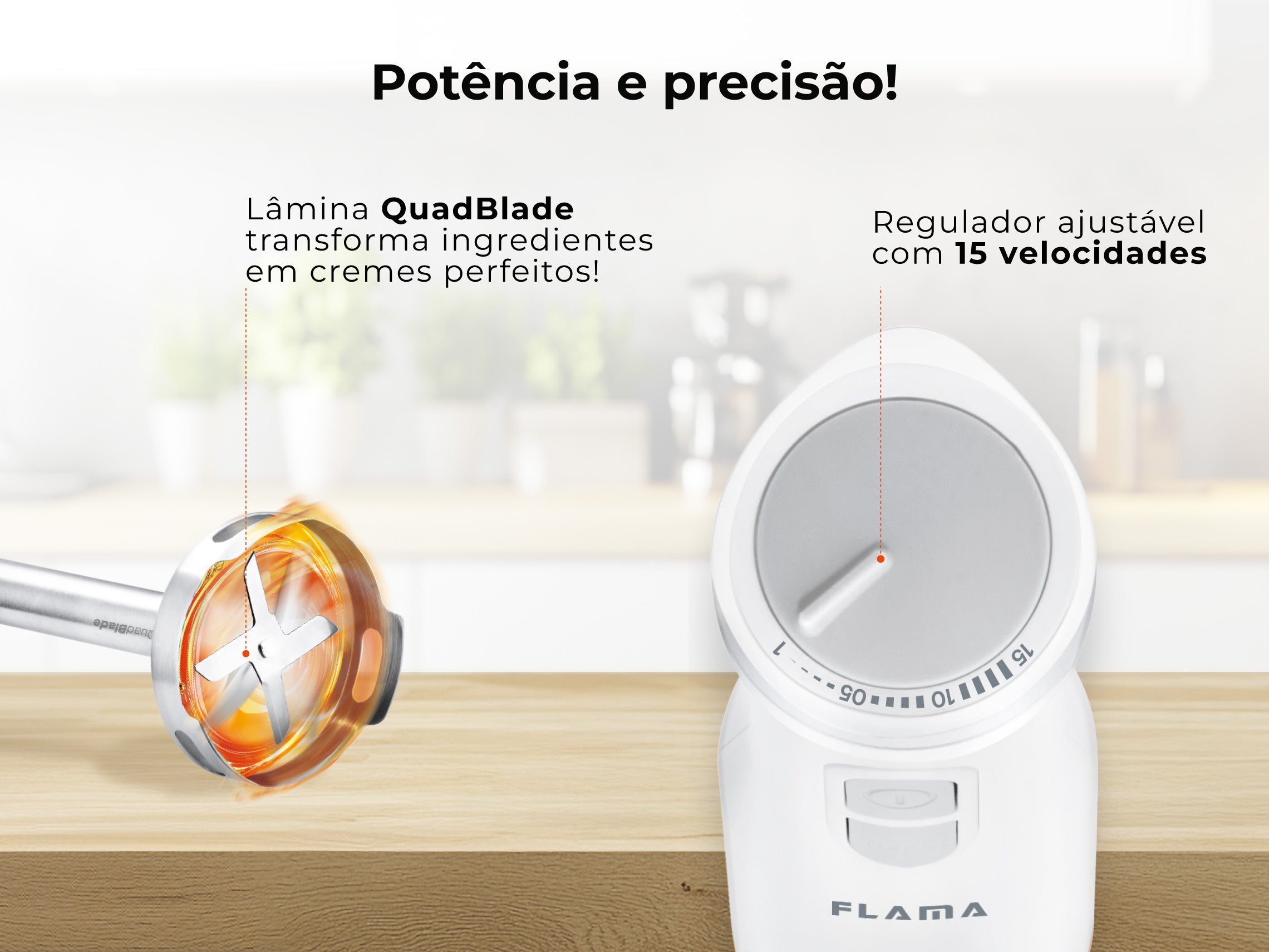 Varinha Mágica BlendEasy QuadBlade 850W 2032FL
