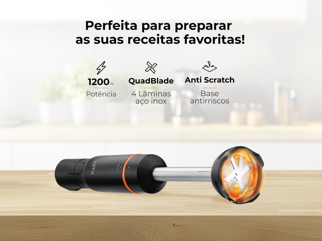 Varinha Mágica BlendEasy AntiScratch 1200W 2037FL