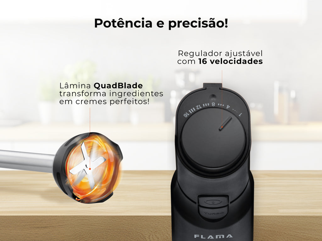 Varinha Mágica BlendEasy AntiScratch 1200W 2037FL