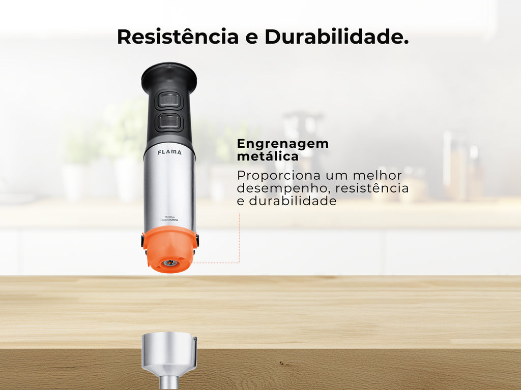 Varinha Mágica BlendUltra QuadFlex TitaniumBlade 1500W 2044FL