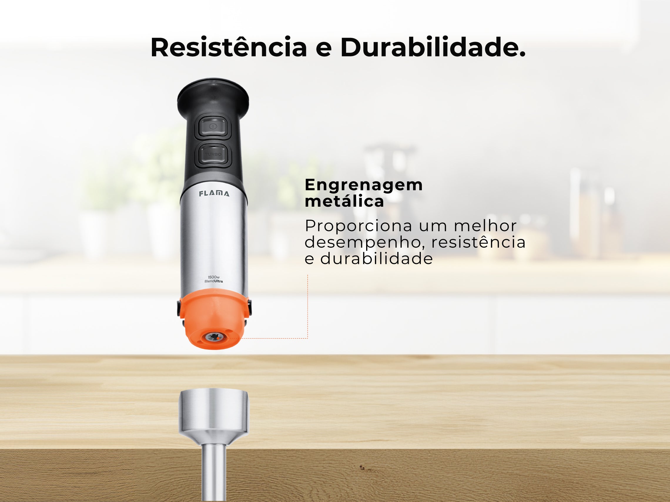 Varinha Mágica BlendUltra QuadFlex LongFoot 1500W 2045FL