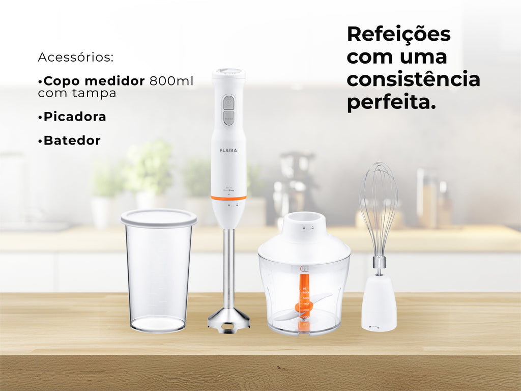 Varinha Mágica BlendEasy QuadBlade C/ Acessórios 850W 2052FL
