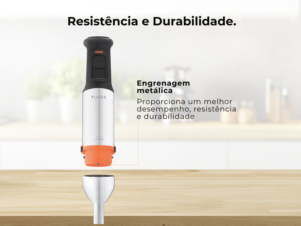 Varinha Mágica BlendMax HexaBlade AntiScratch C/ Acessórios 2000W 2056FL