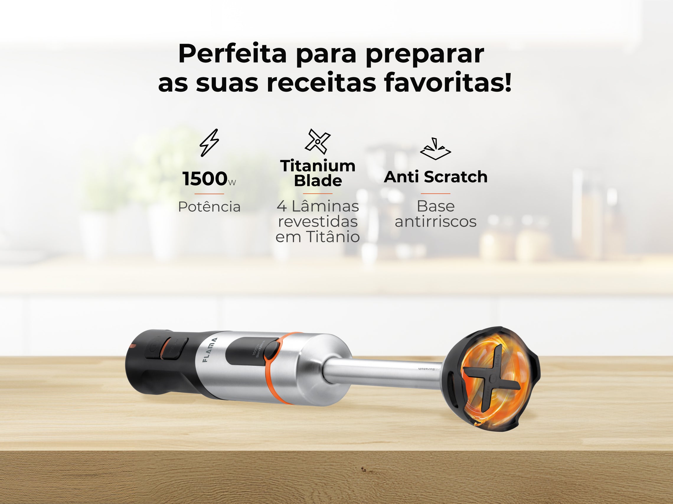 Varinha Mágica BlendUltra AntiScratch 1500W 2062FL