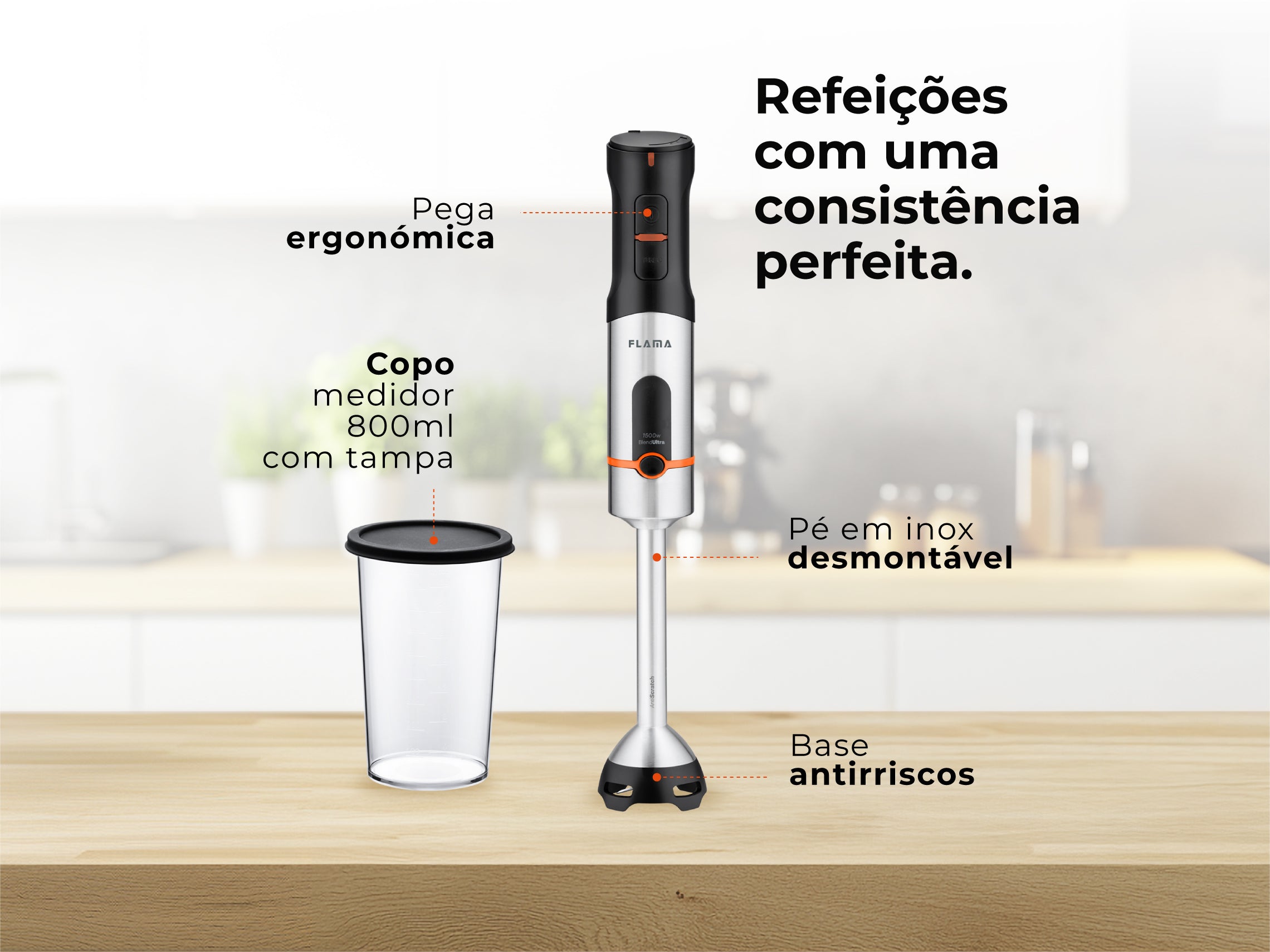 Varinha Mágica BlendUltra AntiScratch 1500W 2062FL