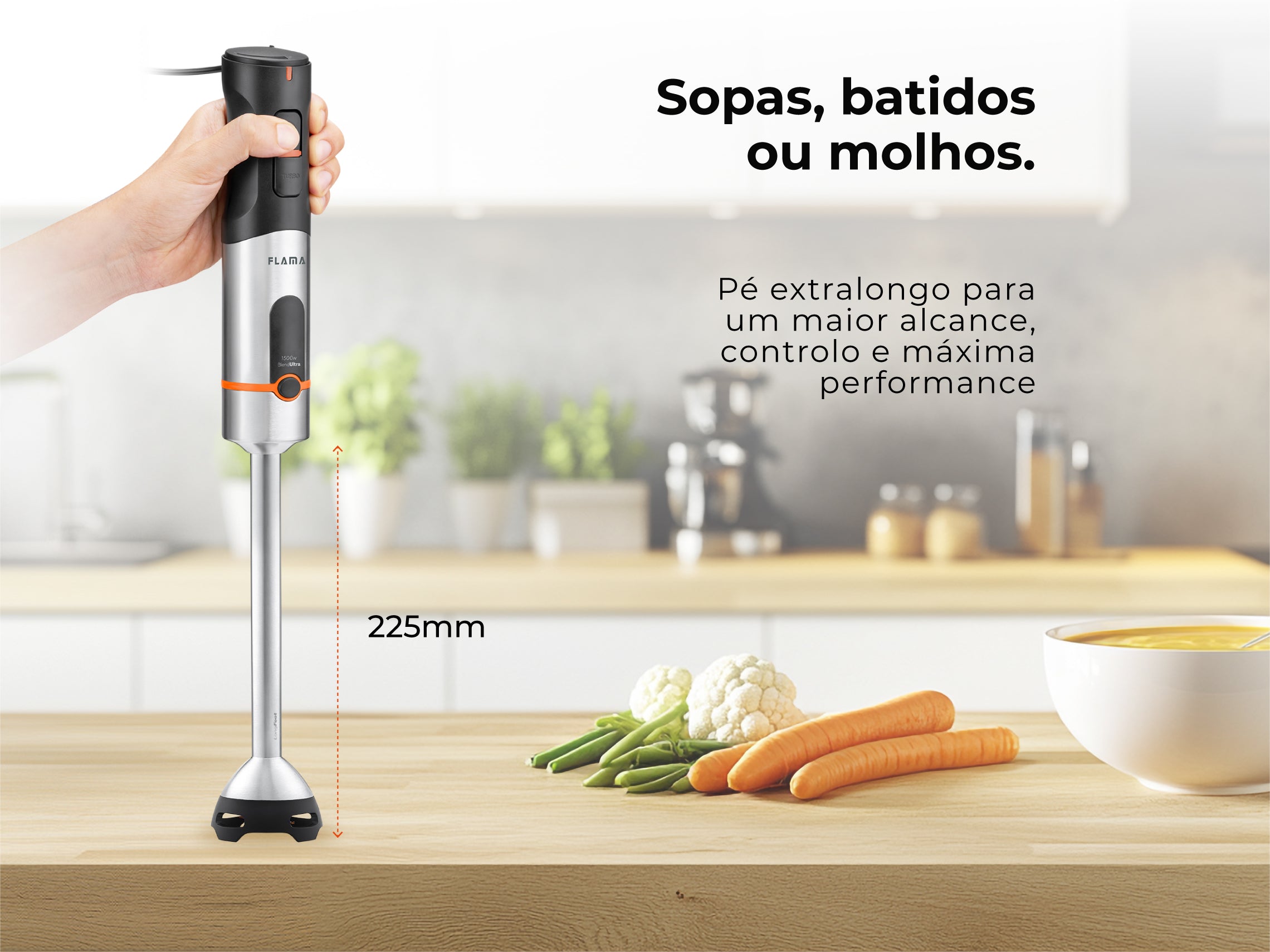 Varinha Mágica BlendUltra LongFoot AntiScratch 1500W 2063FL