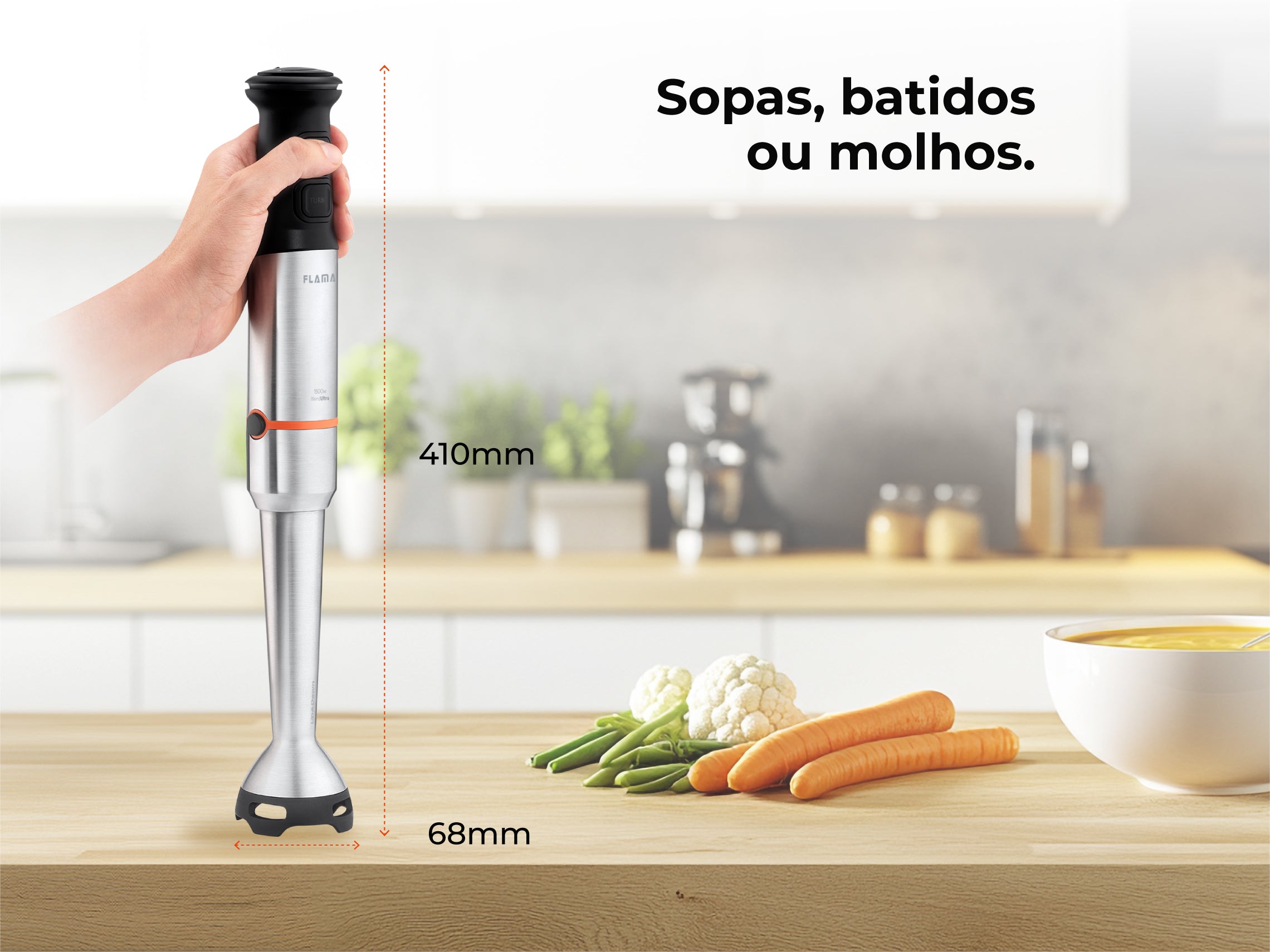 Varinha Mágica BlendUltra AntiScratch Up&Down 1500W 2064FL