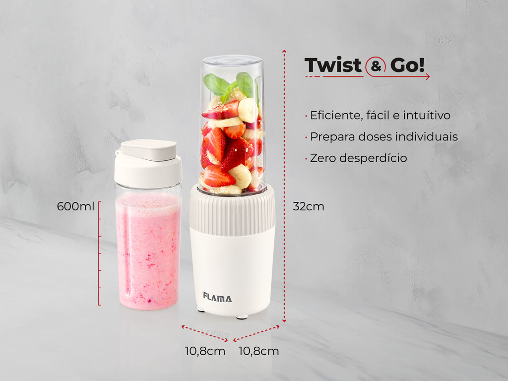 Liquidificadora To-Go Pearl White 2221FL