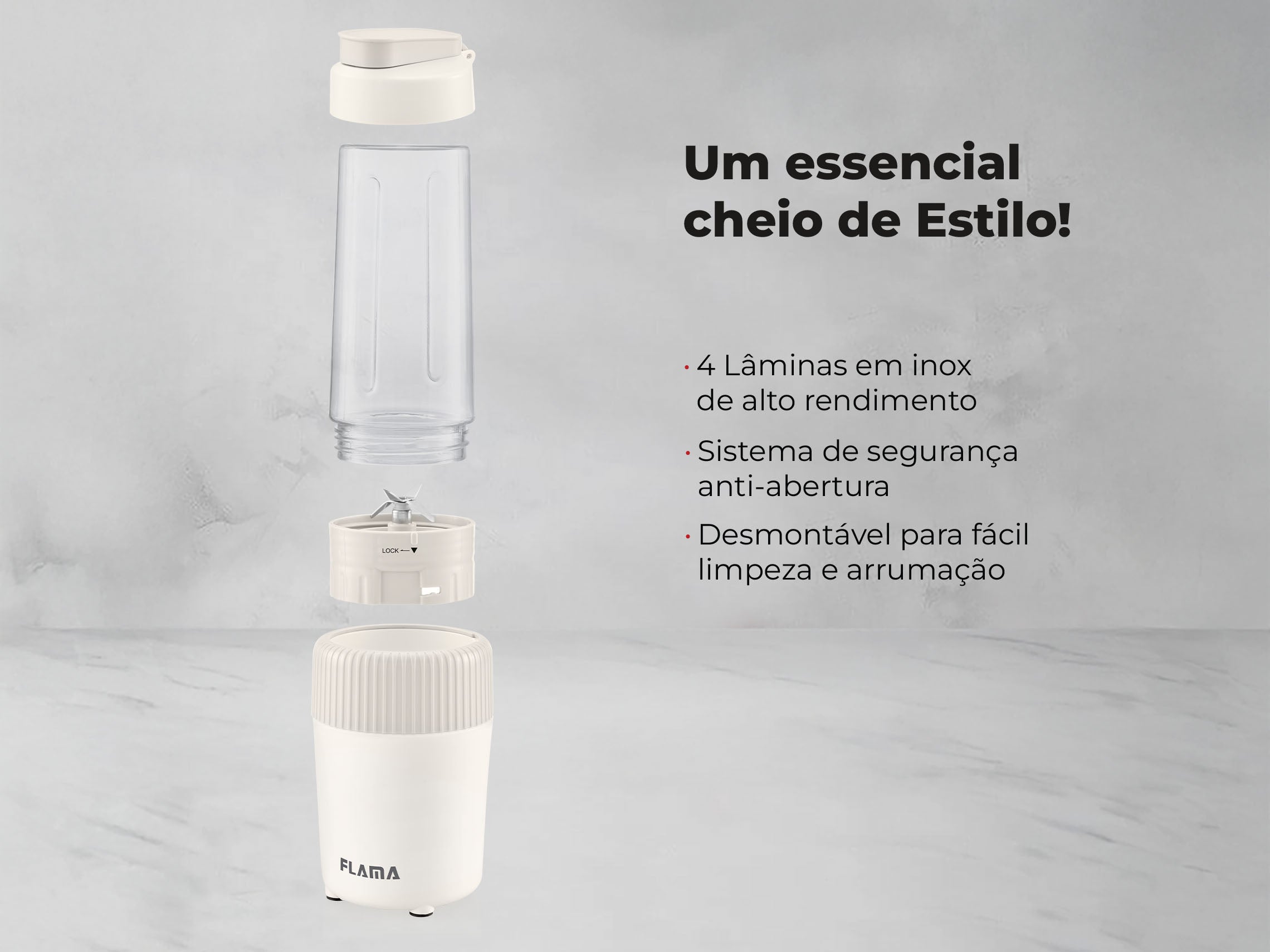 Liquidificadora To-Go Pearl White 2221FL