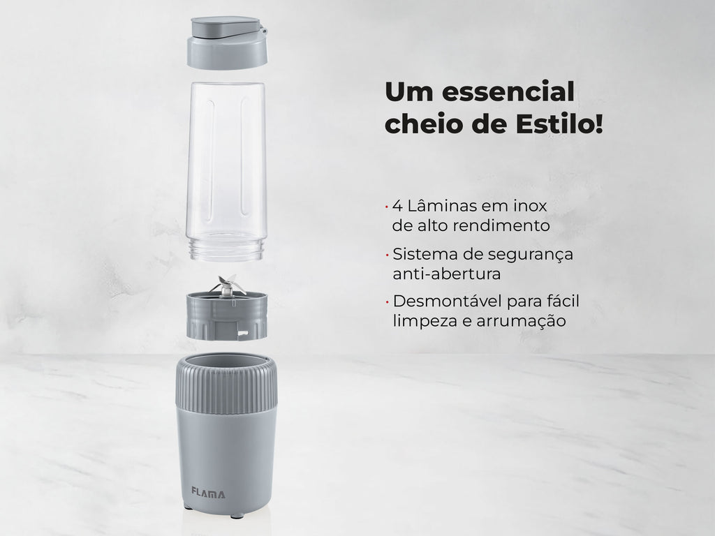Liquidificadora To-Go Stone Gray 2222FL