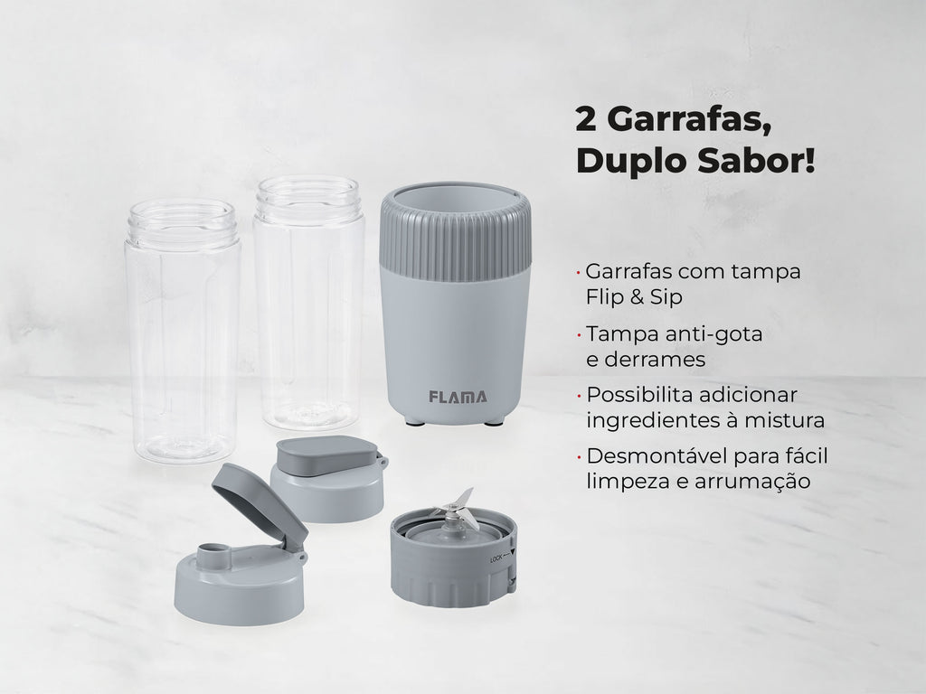 Liquidificadora To-Go Stone Gray 2222FL