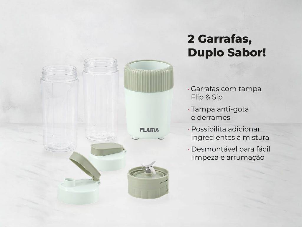 Liquidificadora To-Go Mint Green 2224FL