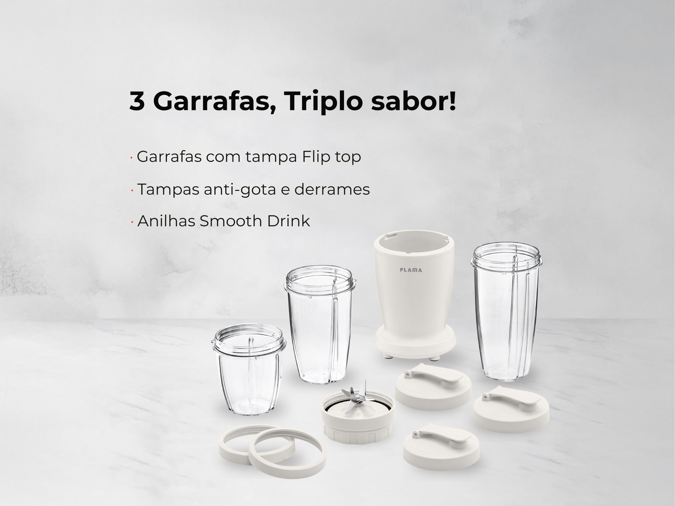 Liquidificadora To-Go Pearl White 2225FL