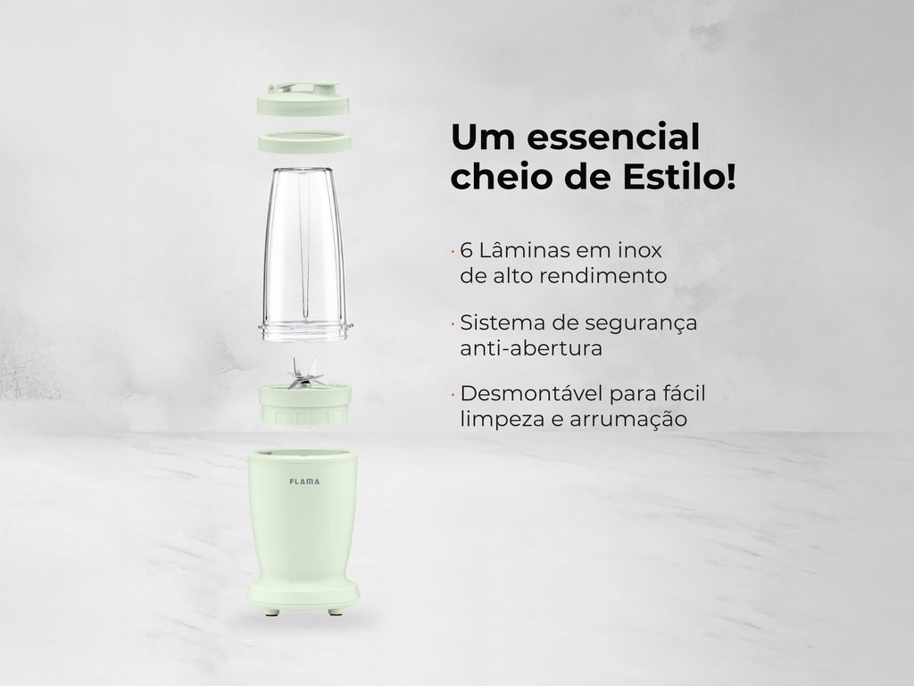 Liquidificadora To-Go Mint Green 2228FL