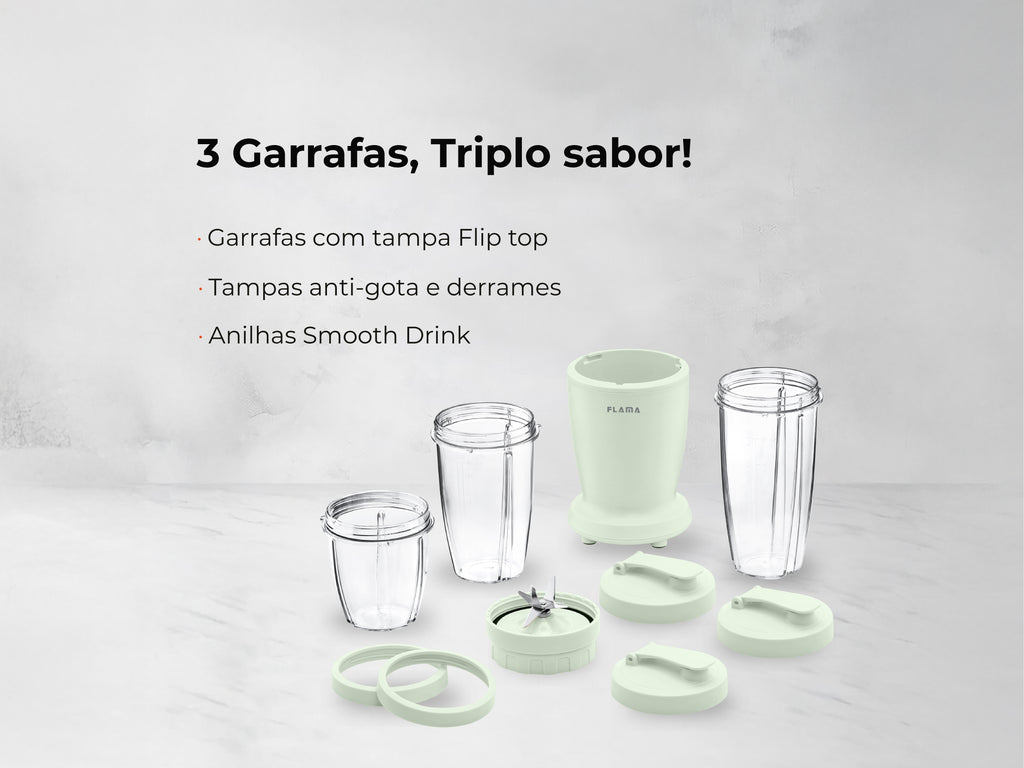 Liquidificadora To-Go Mint Green 2228FL