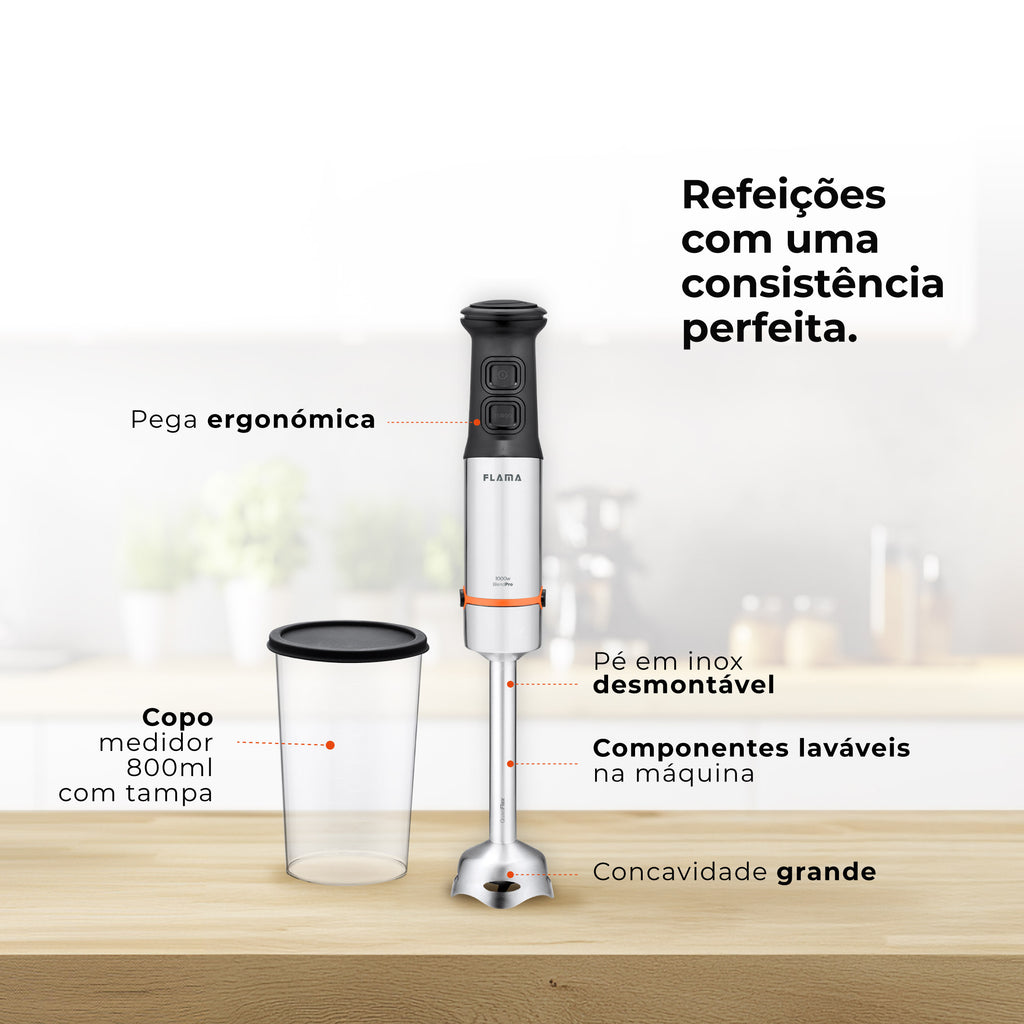 Varinha Mágica BlendPro QuadFlex TitaniumBlade 1000W 2042FL