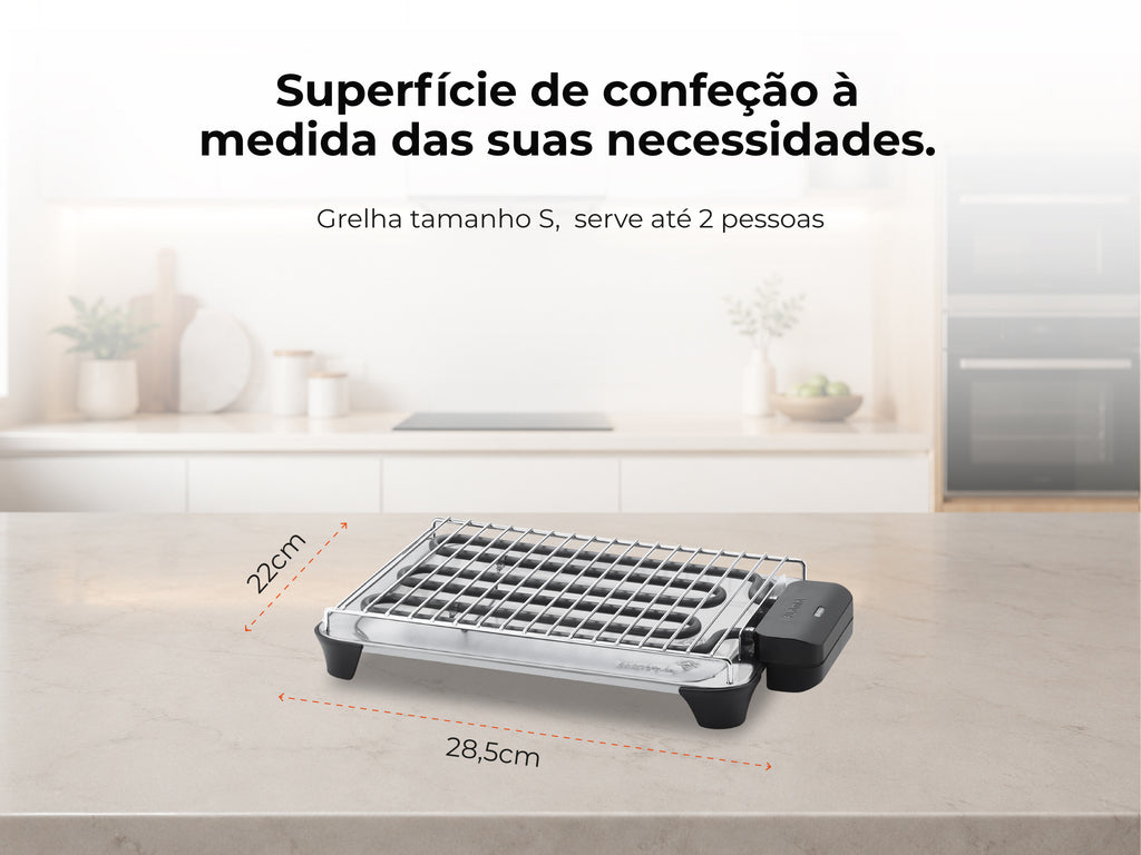 Grelhador Elétrico de Resistência HeatPro S 2000W 4222FL