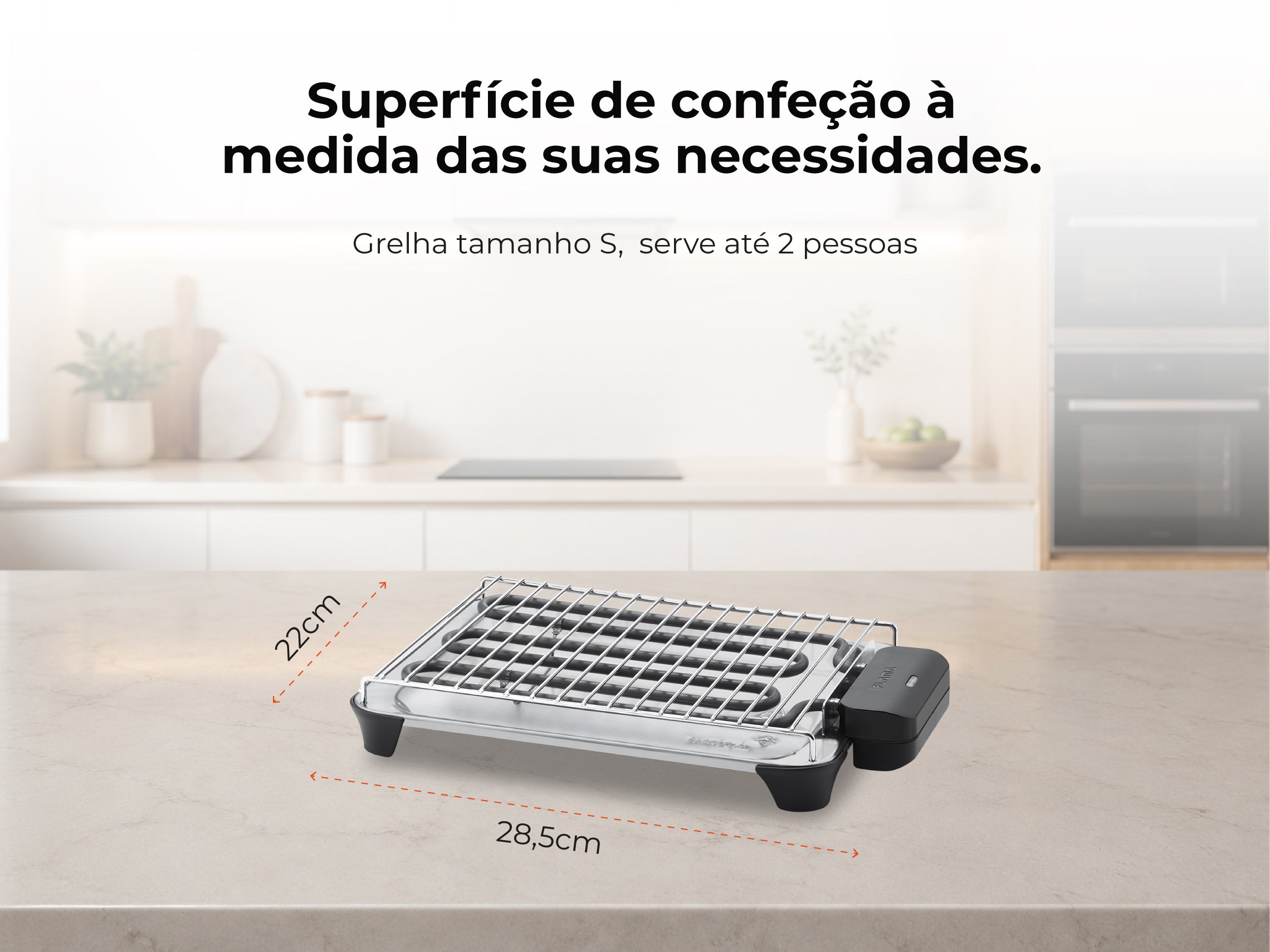 Grelhador Elétrico de Resistência HeatPro S 2000W 4222FL