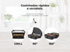 Grelhador Elétrico de Placas Inox HeatEasy 1500W 4422FL