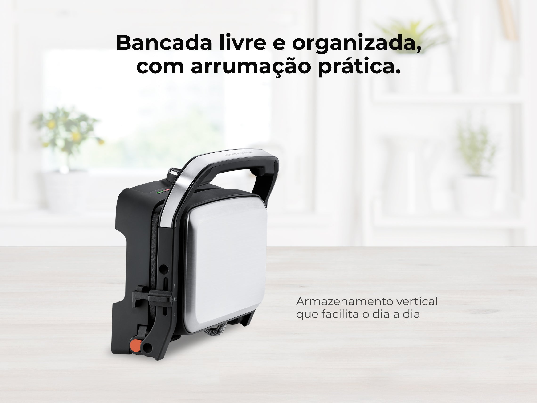 Grelhador Elétrico de Placas Inox HeatEasy 1500W 4422FL