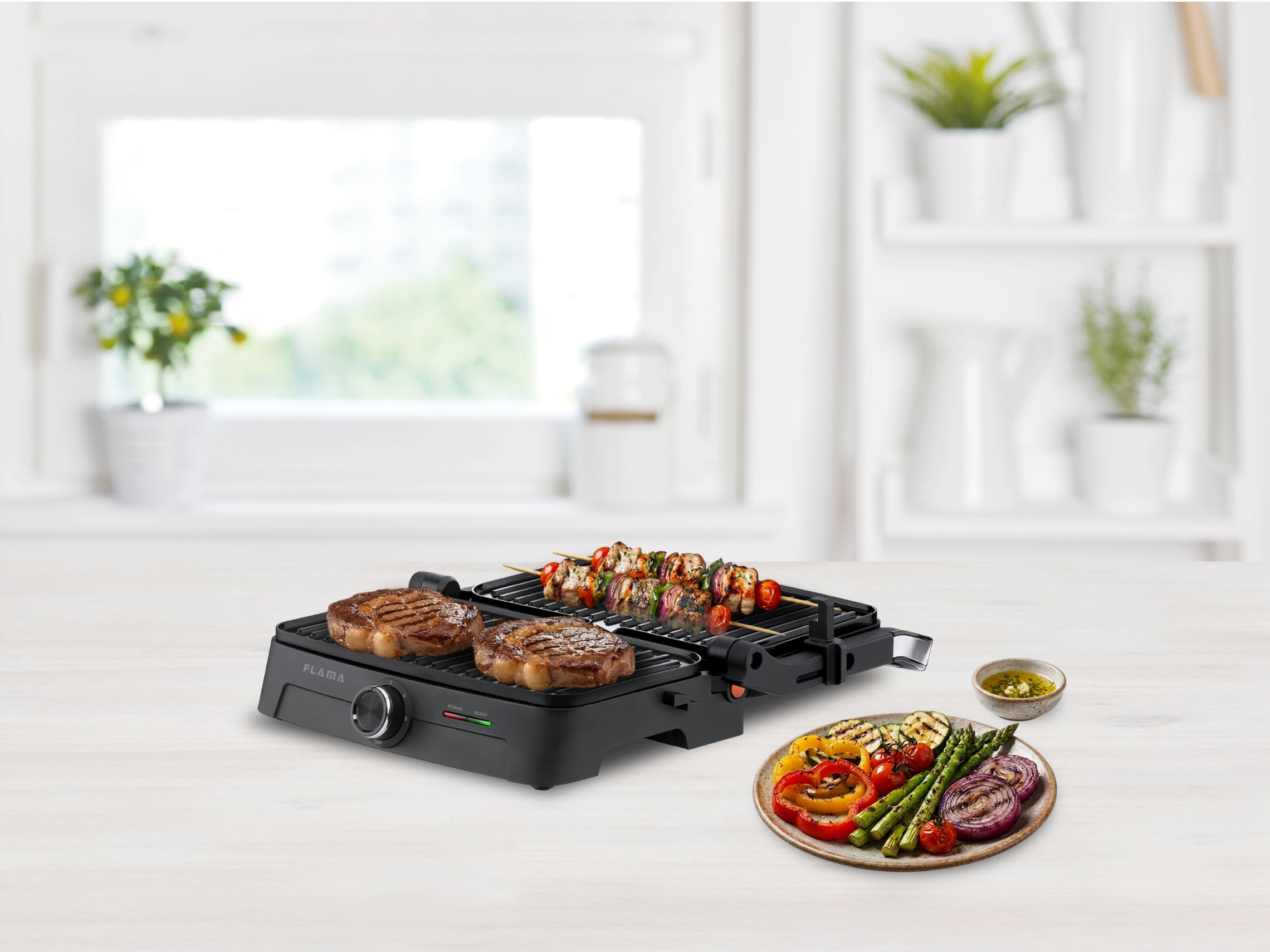 Grelhador Elétrico de Placas Inox HeatEasy 1500W 4422FL