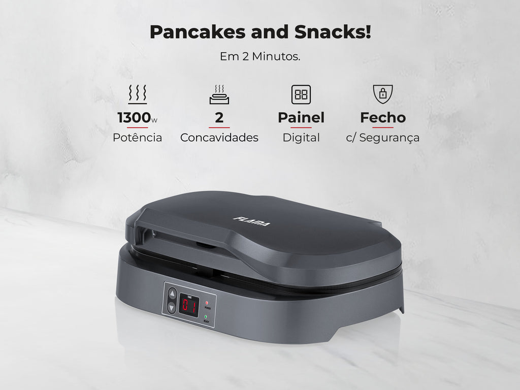Máquina de Panquecas 2 Cavidades 4902FL