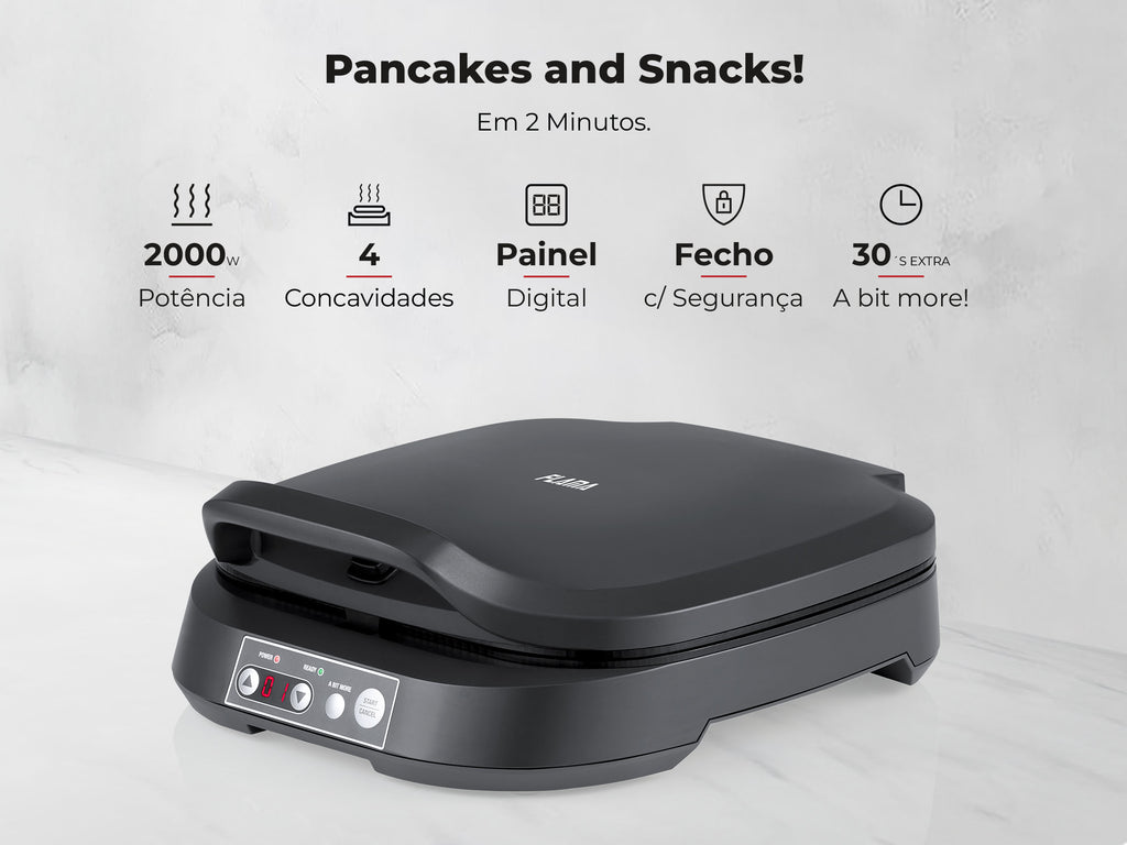 Máquina de Panquecas 4 Cavidades 4906FL