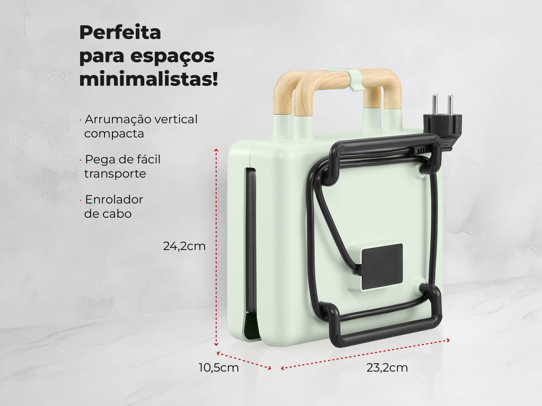 Sanduicheira Grill Mint Green 800W 4964FL