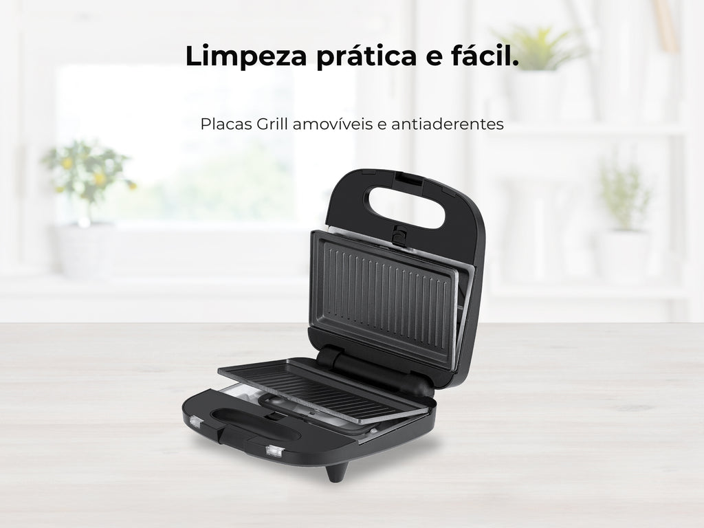 Sanduicheira Preta 800W 4972FL