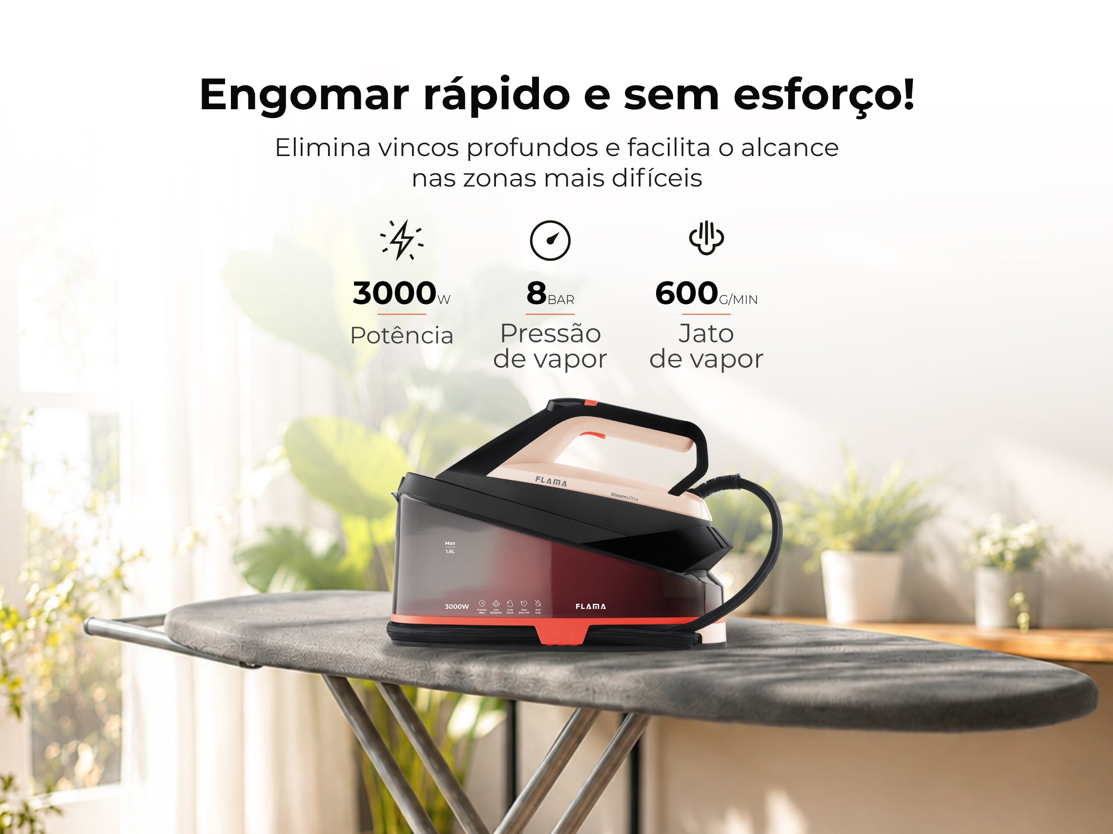 Ferro com Caldeira SteamUltra 3000W Bege 5541FL