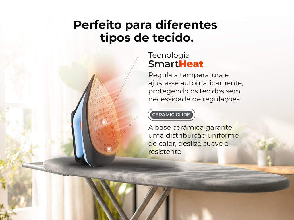 Ferro com Caldeira SteamUltra 3000W Azul 5542FL