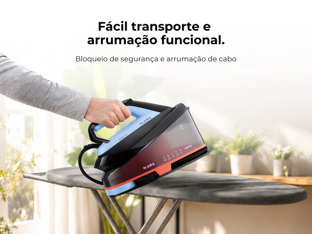 Ferro com Caldeira SteamUltra 3000W Azul 5542FL
