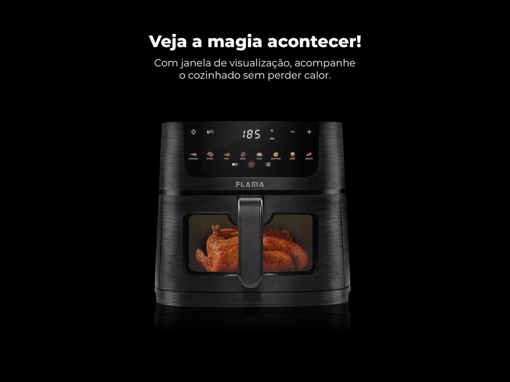 Fritadeira Sem Óleo Air Fryer C/ Janela 6L 644FL
