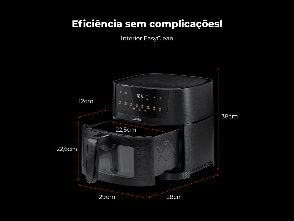 Fritadeira Sem Óleo Air Fryer C/ Janela 6L 644FL